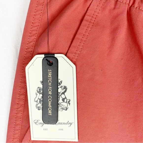 NWT English Laundry Deep Coral Shorts Cotton Stretch size M - Picture 4 of 11